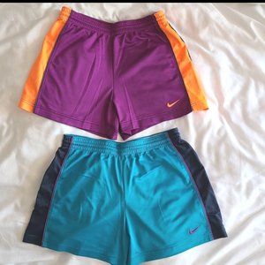 Lot of 2 Women Nike Workout Shorts Size XS S